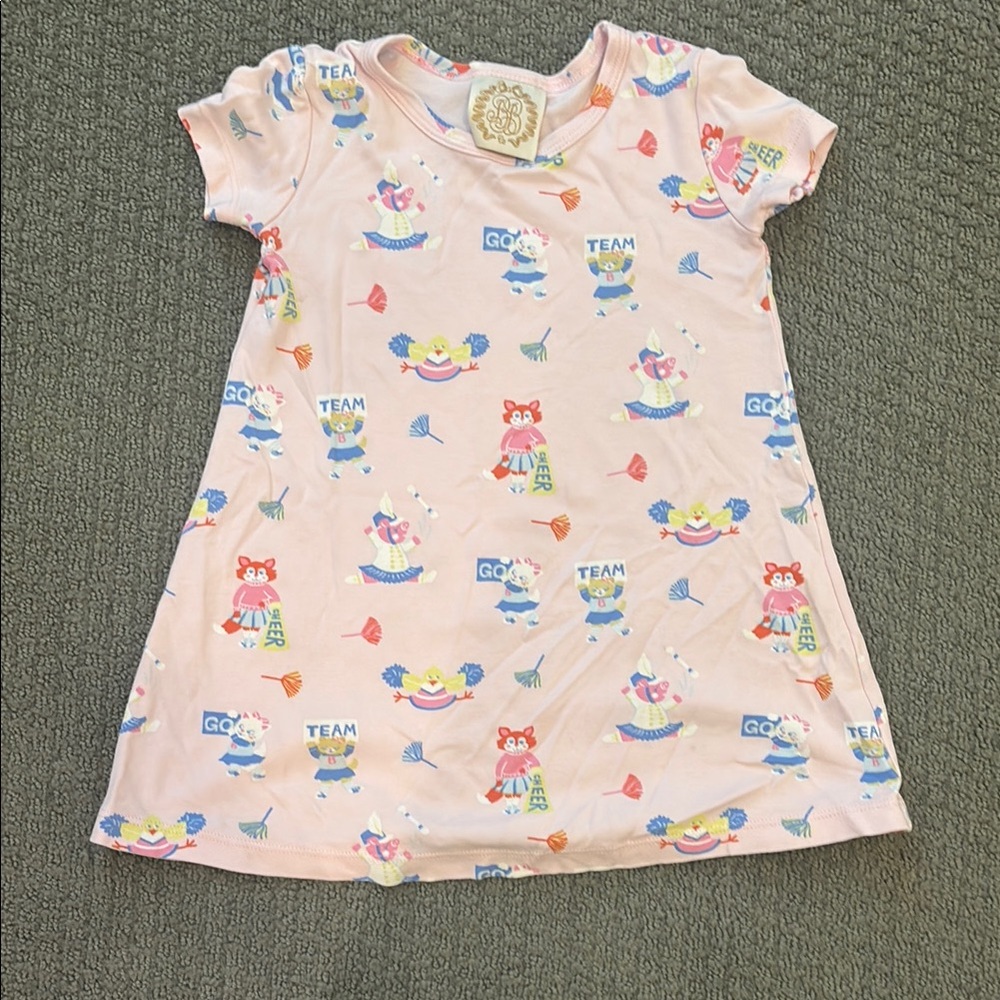 TBBc Polly Pink Cartoon Print Dress